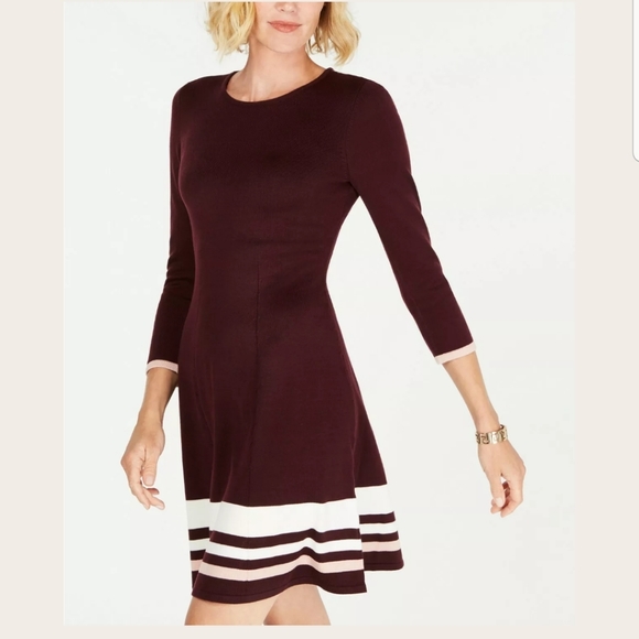 jessica howard striped sweater dress
